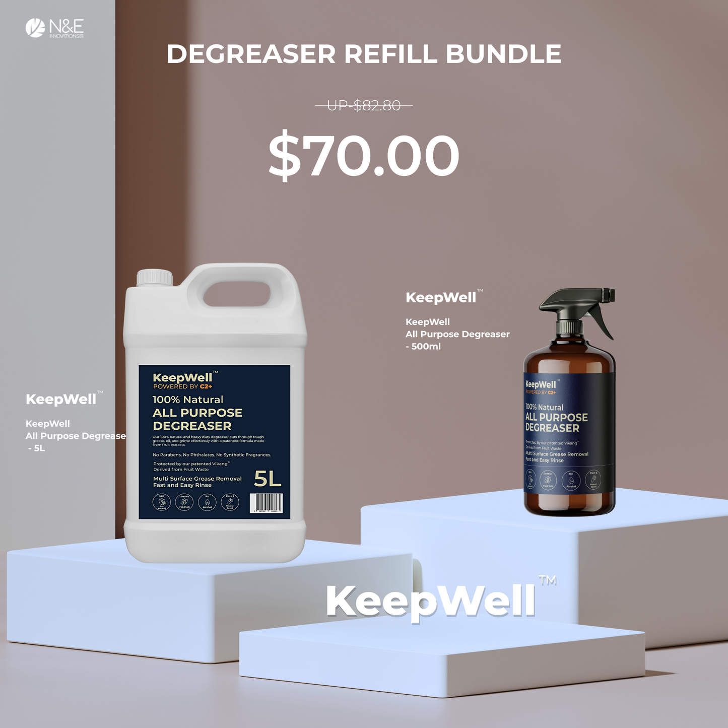 KeepWell All Purpose Degreaser Refill Bundle